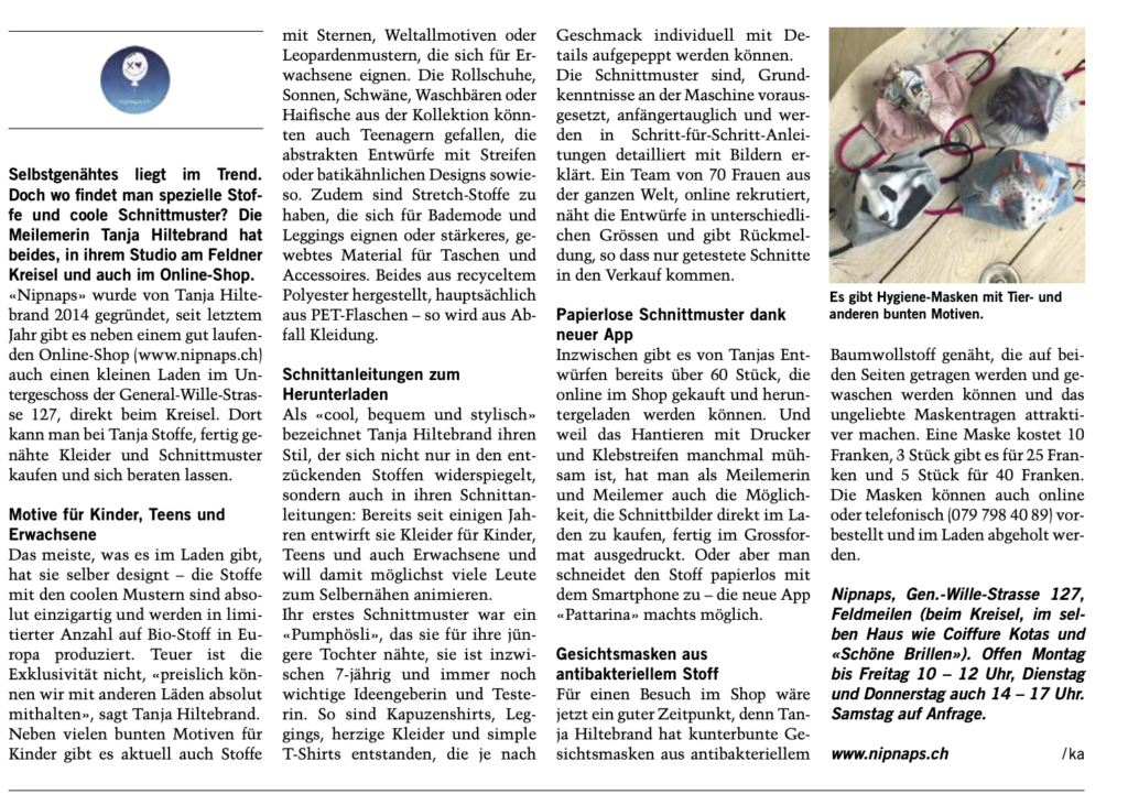 Meilener Anzeiger Interview mit Tanja Hiltebrand text